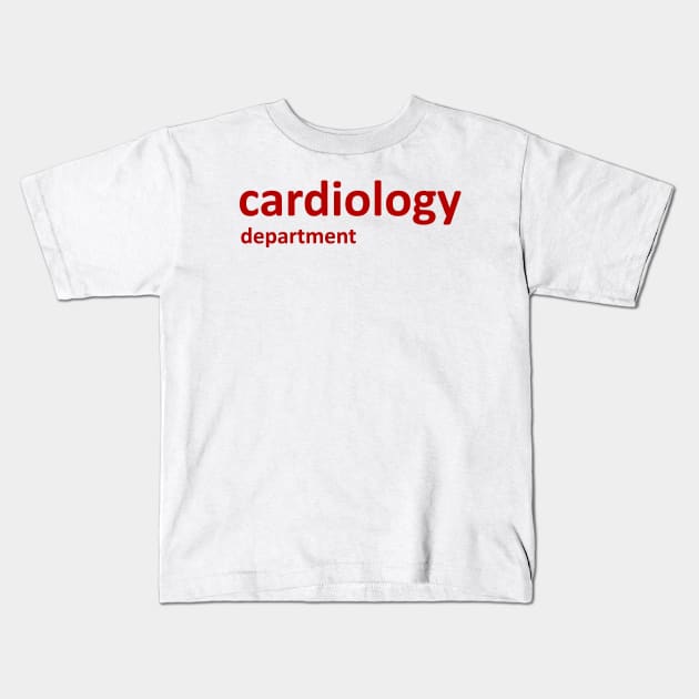 Cardiology Kids T-Shirt by GR-ART